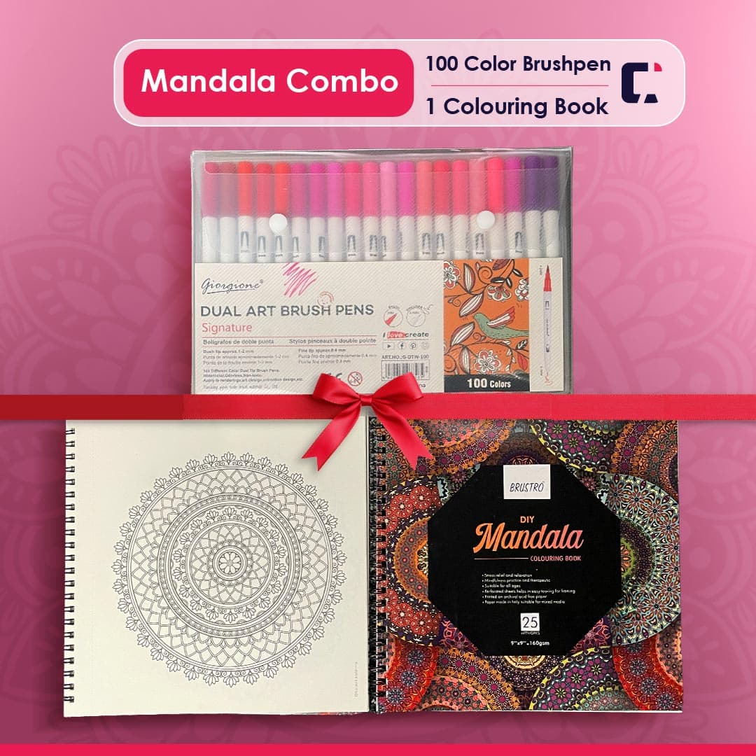 Mandala Combo 100 Color