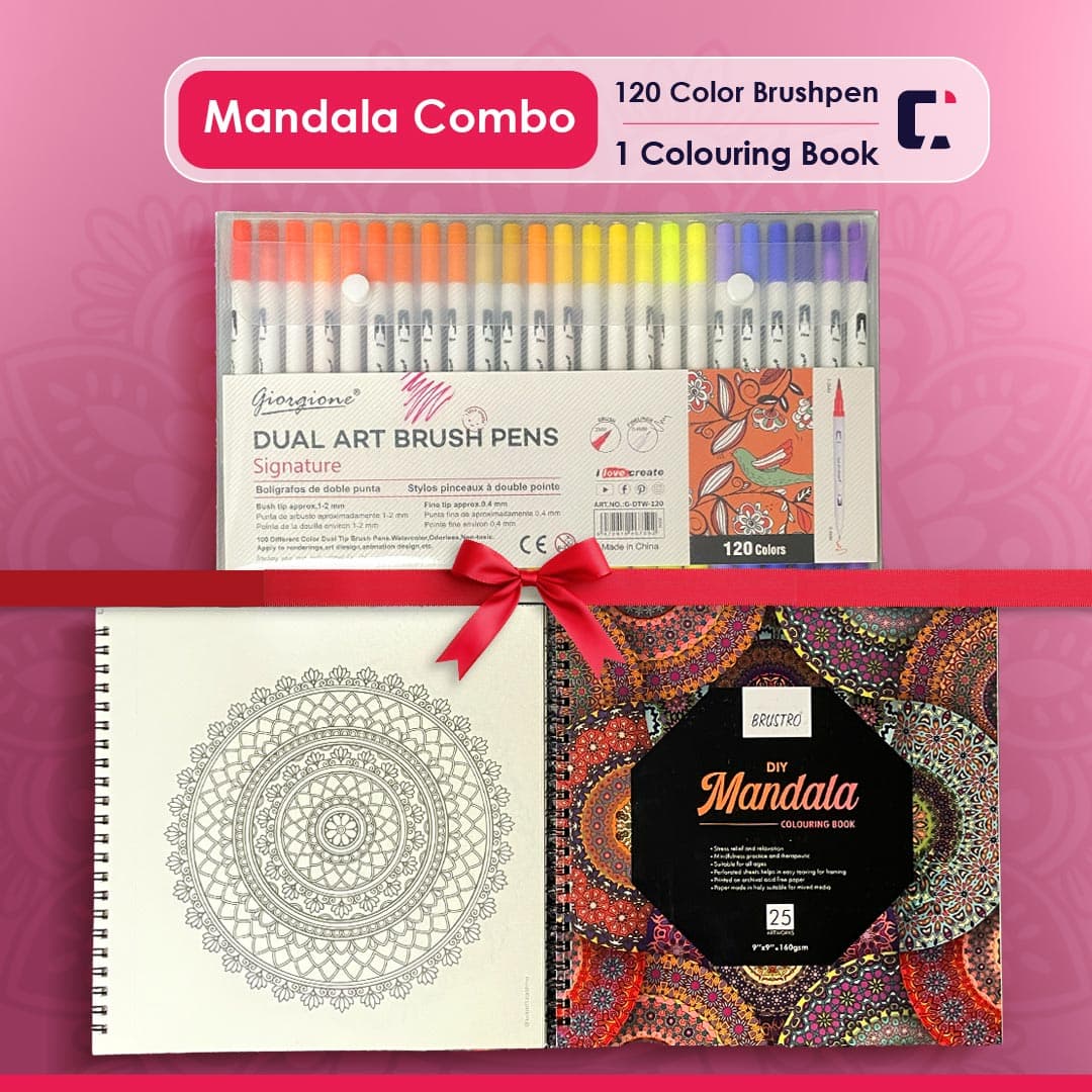 Mandala Combo 120 Color