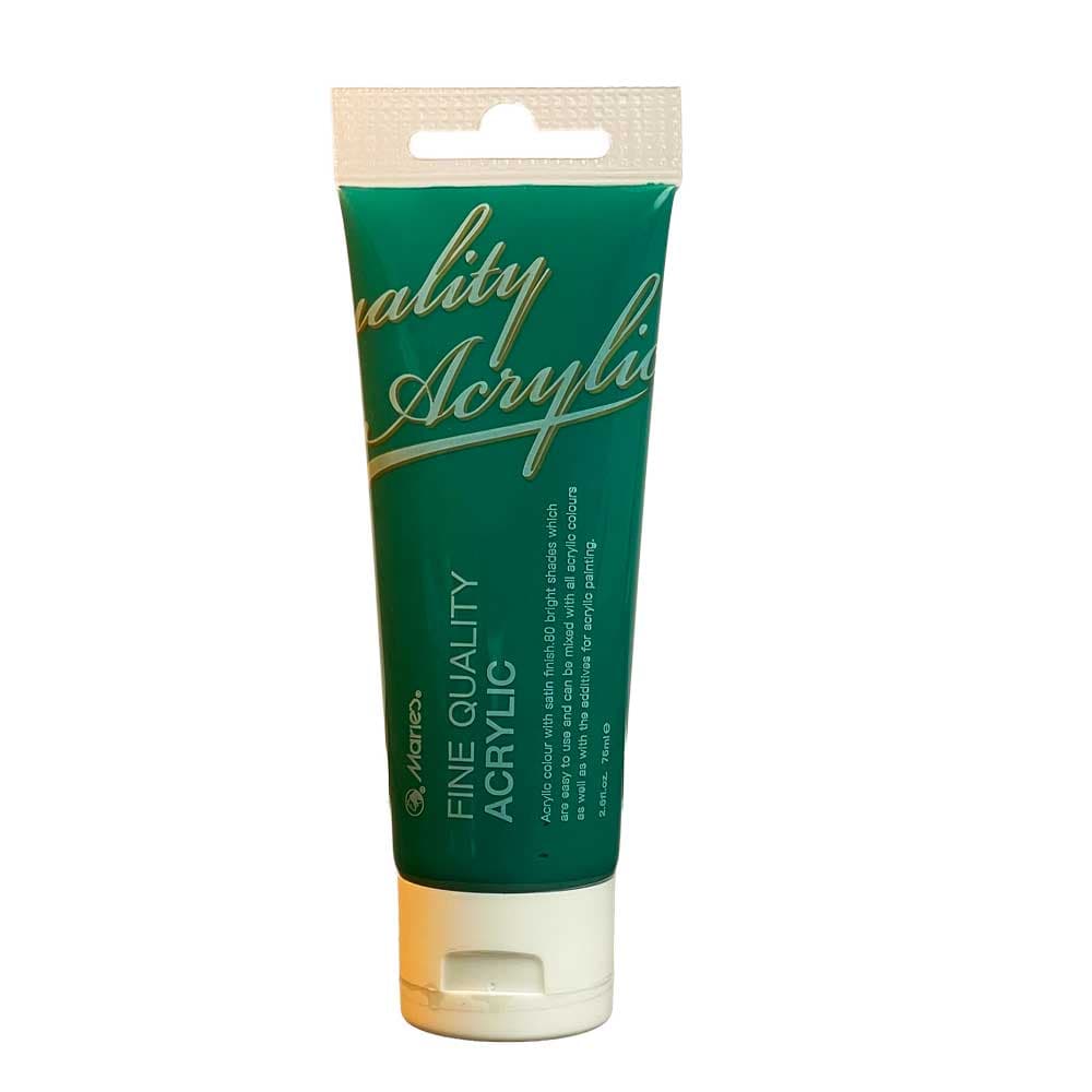 Maries Fine Quality Acrylic Color 560 Viridian 75ml